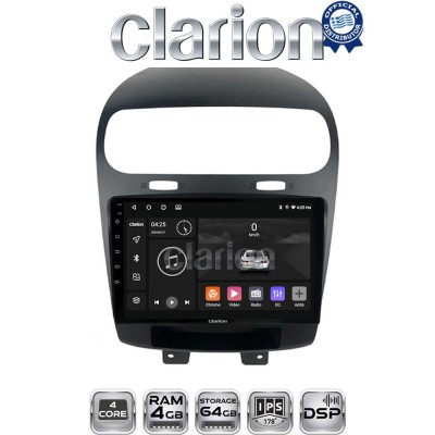 CLARION GL32261 Οθόνη OEM Multimedia Αυτοκινήτου για Fiat Freemont 2008 (CarPlay/AndroidAuto/BT/GPS/WIFI/GPRS)