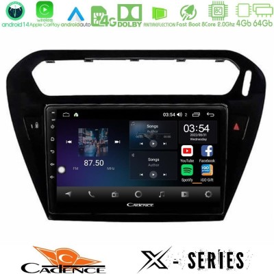 Bizzar G+ Series Citroen C-Elysee / Peugeot 301 8core Android14 6+128GB Navigation Multimedia Tablet 9"