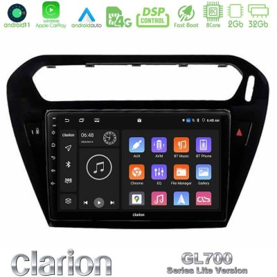 Bizzar G+ Series Citroen C-Elysee / Peugeot 301 8core Android14 6+128GB Navigation Multimedia Tablet 9"