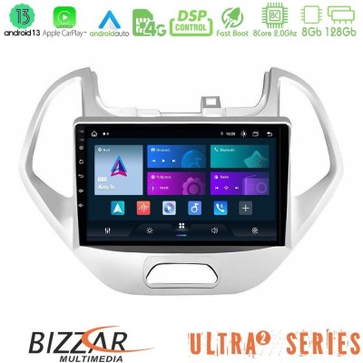 Bizzar G+ Series Ford KA 2016-2020 8core Android14 6+128GB Navigation Multimedia Tablet 9"