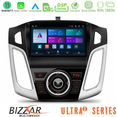 Bizzar G+ Series Ford Focus 2012-2018 8core Android14 6+128GB Navigation Multimedia Tablet 9"