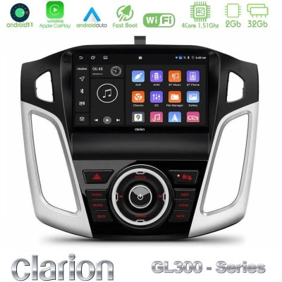 Bizzar G+ Series Ford Focus 2012-2018 8core Android14 6+128GB Navigation Multimedia Tablet 9"