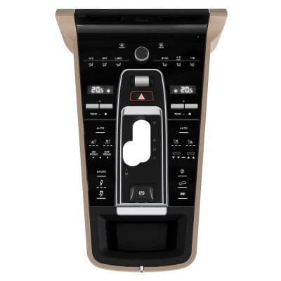 Αναβάθμιση Κεντρικής Κονσόλας Porsche Cayenne 92A | Porsche Cayenne 92A Center Console Upgrade AC Climate Switch Panel (Μπεζ Χρώ