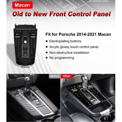 Αναβάθμιση Κεντρικής Κονσόλας Porsche Macan 95B | orsche Macan 95B Center Console Upgrade AC Climate Switch Panel