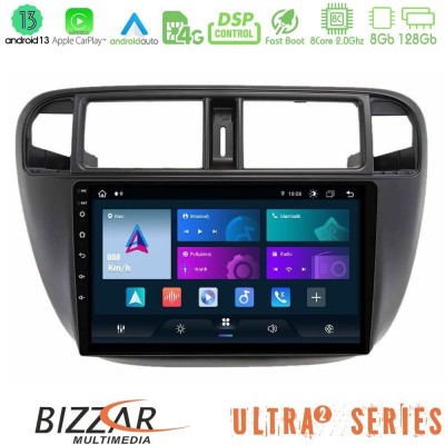 Bizzar G+ Series Honda Civic 1995-2001 8core Android14 6+128GB Navigation Multimedia Tablet 9" Bizzar G+ Series Honda Civic 1995-2001 8core Android14 6+128GB Navigation Multimedia Tablet 9"