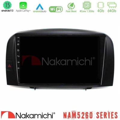 Nakamichi NAM5260 Series 4Core Android13 4+64GB Hyundai Sonata 2005-2009 Navigation Multimedia Tablet 10" Με Carplay & Android A