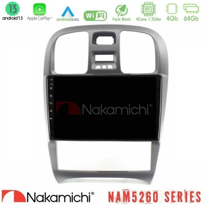 Nakamichi NAM5260 Series 4Core Android13 4+64GB Hyundai Sonata 2001-2005 Navigation Multimedia Tablet 9" Με Carplay & Android Au