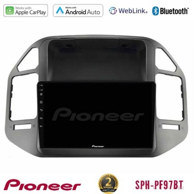 Pioneer SPH-PF97BT Series Mitsubishi Pajero 2002-2006 Multimedia Station 9" (Tablet Style) Με Carplay & Android Auto