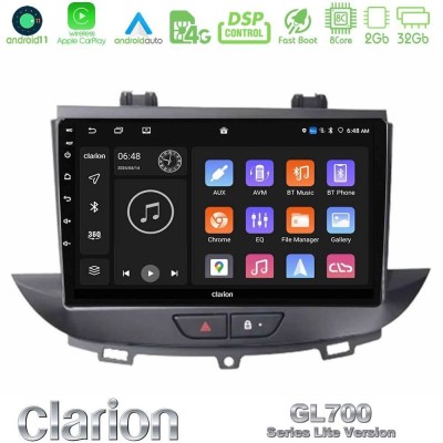 Bizzar G+ Series Opel Grandland/Crossland X 8core Android14 6+128GB Navigation Multimedia Tablet 9"
