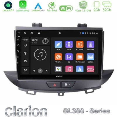 Bizzar G+ Series Opel Grandland/Crossland X 8core Android14 6+128GB Navigation Multimedia Tablet 9"