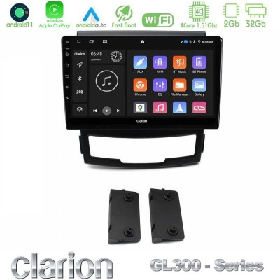 Bizzar G+ Series Ssangyong Korando 2010-2014 8core Android14 6+128GB Navigation Multimedia Tablet 9"