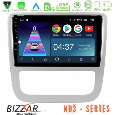 Bizzar ND3 Series 8Core Android15 2+64GB VW Scirocco 2008-2014 Navigation Multimedia Tablet 9"