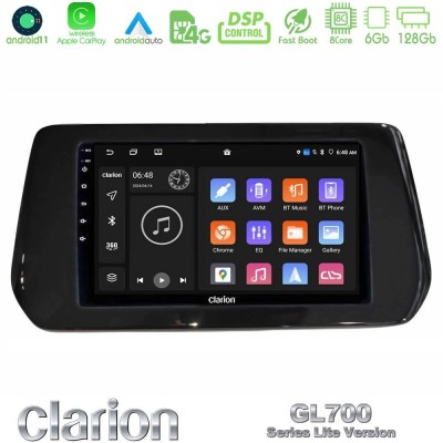 Clarion GL700 Lite Series 8Core Android11 6+128GB Suzuki Swift 2024- Navigation Multimedia Tablet 9" Με Carplay & Android Auto