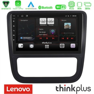 Lenovo Thinkplus Series 4Core Android15 2+32GB VW Scirocco 2008-2014 Navigation Multimedia Tablet 9" Με Carplay & Android Auto