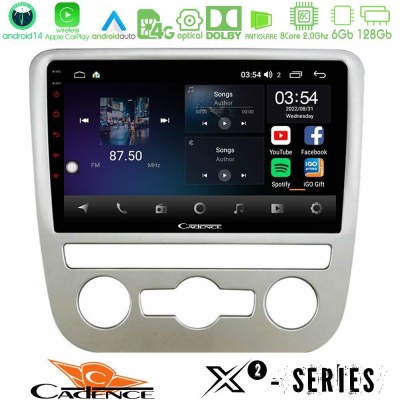 Cadence X2 Series 8Core Android14 6+128GB VW Scirocco 2008 – 2014 Navigation Multimedia Tablet 9"