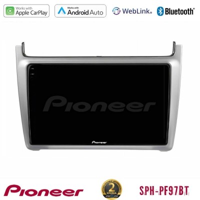 Bizzar G+ Series Vw Polo 2014-2017 8core Android14 6+128GB Navigation Multimedia Tablet 9" (Silver)