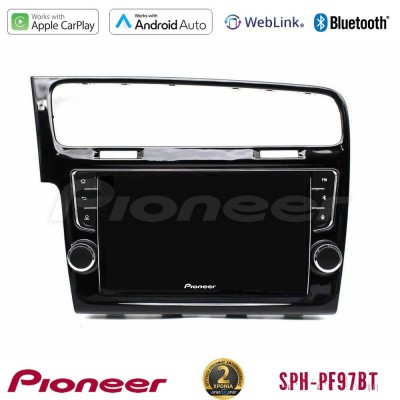 Pioneer SPH-PF97BT Series VW GOLF 7 Multimedia Station 9" (Tablet Style) Με Carplay & Android Auto (OEM Look)