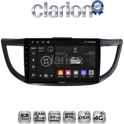 CLARION GL71378 Οθόνη OEM Multimedia Αυτοκινήτου για HONDA CRV 20132017 (CarPlay/AndroidAuto/BT/GPS/WIFI/GPRS)