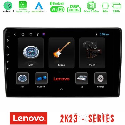 Lenovo Car Pad Citroen C5 2008-2019 4Core Android 13 2+32GB Navigation Multimedia Tablet 10"