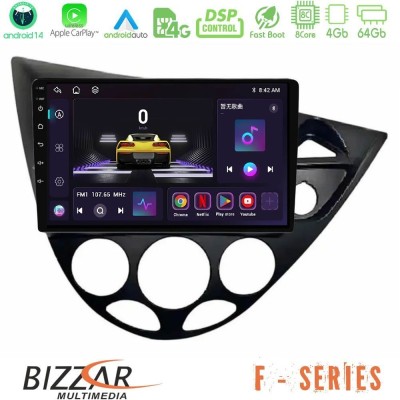 Bizzar G+ Series Ford Focus 1999-2004 (RHD) 8core Android14 6+128GB Navigation Multimedia Tablet 9"