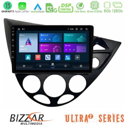 Bizzar G+ Series Ford Focus 1999-2004 (RHD) 8core Android14 6+128GB Navigation Multimedia Tablet 9"