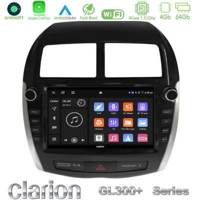 Bizzar G+ Series Mitsubishi ASX 2013-2018 8core Android14 6+128GB Navigation Multimedia Tablet 9" (Oem Look)