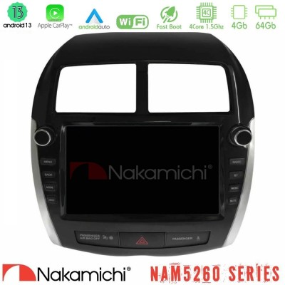 Bizzar G+ Series Mitsubishi ASX 2013-2018 8core Android14 6+128GB Navigation Multimedia Tablet 9" (Oem Look)