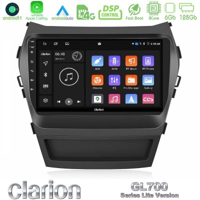 Bizzar G+ Series Hyundai iX45 2012-2017 8core Android14 6+128GB Navigation Multimedia Tablet 9"