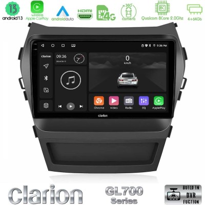 Bizzar G+ Series Hyundai iX45 2012-2017 8core Android14 6+128GB Navigation Multimedia Tablet 9"