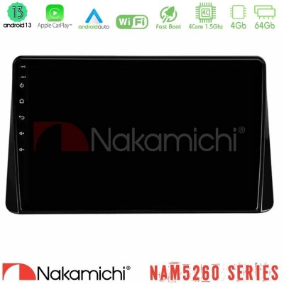 Nakamichi NAM5260 Series 4Core Android13 4+64GB Mitsubishi Eclipse Cross 2018-2023 Navigation Multimedia Tablet 9" Με Carplay & 