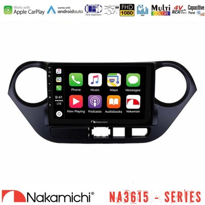 Nakamichi NA3615 Series Με Wireless Carplay & Android Auto Hyundai i10 2014-2020 Media Station Tablet 9"