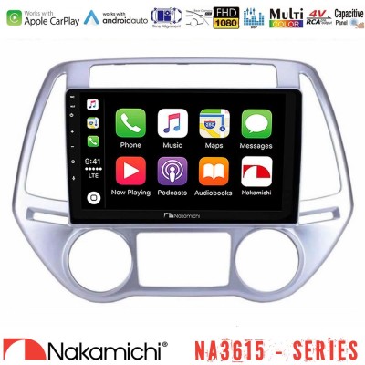 Nakamichi NA3615 Series Με Wireless Carplay & Android Auto Hyundai i20 2012-2014 Media Station Tablet 9"