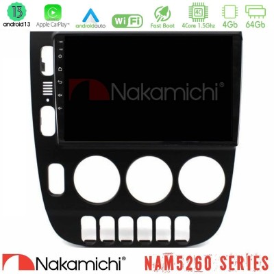 Nakamichi NAM5260 Series 4Core Android13 4+64GB Mercedes ML Class (W163) 1998-2005 Navigation Multimedia Tablet 9" Με Carplay & 