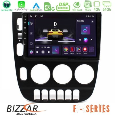 Bizzar F Series 8Core Android14 4+64GB Mercedes ML Class (W163) 1998-2005 Navigation Multimedia Tablet 9" Με Carplay & Android A
