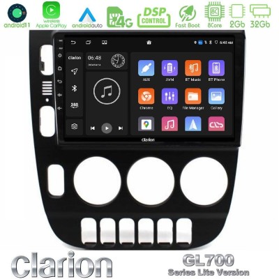 Clarion GL700 Lite Series 8Core Android11 2+32GB Mercedes ML Class (W163) 1998-2005 Navigation Multimedia Tablet 9" Με Carplay &