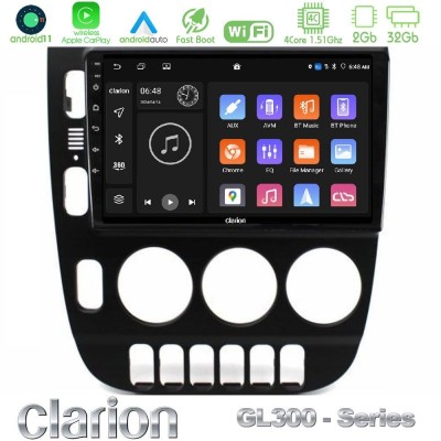 Clarion GL300 Series 4Core Android11 2+32GB Mercedes ML Class (W163) 1998-2005 Navigation Multimedia Tablet 9" Με Carplay & Andr