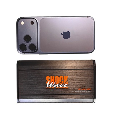 ShockWave 4Channel Plug & Play Amplifier 4x60WRms @ 4Ohm XE-400.4ISO (Mini Size)