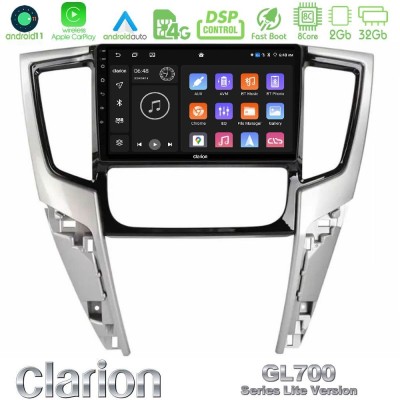 Clarion GL700 Lite Series 8Core Android11 2+32GB Mitsubishi L200 2019-2023 Navigation Multimedia Tablet 9" Με Carplay & Android 