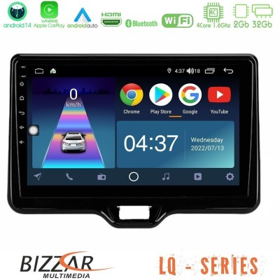 Bizzar G+ Series Toyota Yaris Cross RHD 2020- (Low Version) 8core Android14 6+128GB Navigation Multimedia Tablet 9"