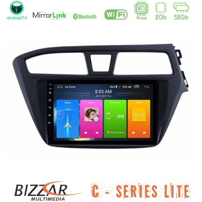 Bizzar G+ Series Hyundai i20 2014-2018 RHD 8core Android14 6+128GB Navigation Multimedia Tablet 9" Bizzar G+ Series Hyundai i20 2014-2018 RHD 8core Android14 6+128GB Navigation Multimedia Tablet 9"