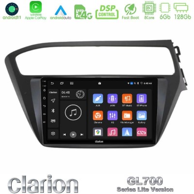 Bizzar G+ Series Hyundai i20 2018-2020 RHD 8core Android14 6+128GB Navigation Multimedia Tablet 9"