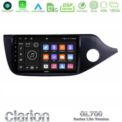 Clarion GL700 Lite Series 8Core Android11 6+128GB Kia Cee’d/ProCeed 2013-2017 RHD Navigation Multimedia Tablet 9" Με Carplay & A