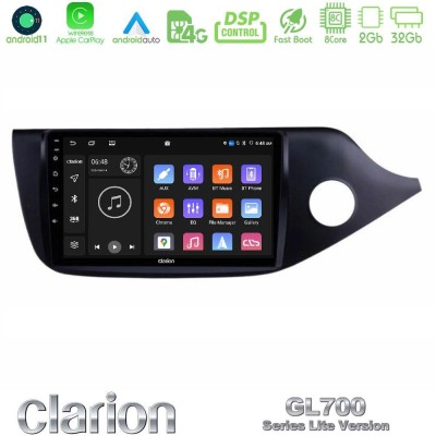 Clarion GL700 Lite Series 8Core Android11 2+32GB Kia Cee’d/ProCeed 2013-2017 RHD Navigation Multimedia Tablet 9" Με Carplay & An