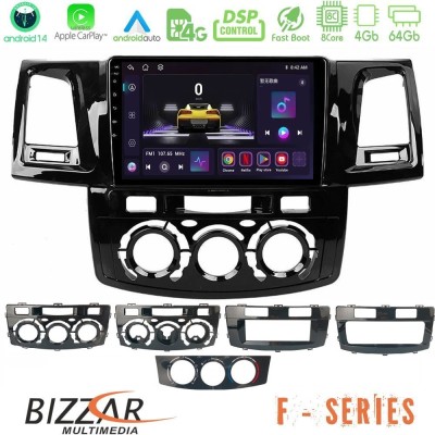 Bizzar G+ Series Toyota Hilux 2007-2016 8core Android14 6+128GB Navigation Multimedia Tablet 9" Bizzar G+ Series Toyota Hilux 2007-2016 8core Android14 6+128GB Navigation Multimedia Tablet 9"