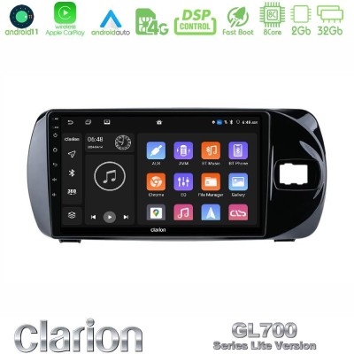 Bizzar G+ Series Toyota Yaris (Vitz) 2015-2020 RHD 8core Android14 6+128GB Navigation Multimedia Tablet 9"