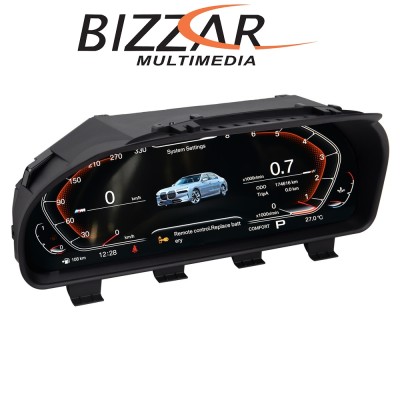 Bizzar Digital Cluster BMW F06/ F07/ F10/ F12/ F13/ F01/ F25/ F26/ F15/ F16 Digital LCD Instrument Cluster 12.3" με Carplay | HD