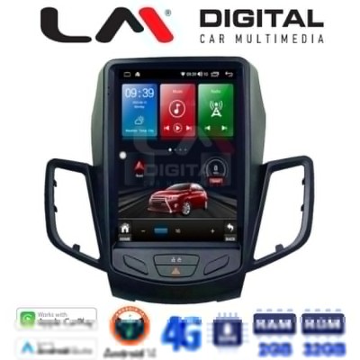 LM Digital - LM TR8152 GPS Οθόνη OEM Multimedia τυπου Tesla 9,7inch Ford Fiesta 2008 - 2017 (CarPlay/AndroidAuto/BT/GPS/WIFI/GPR