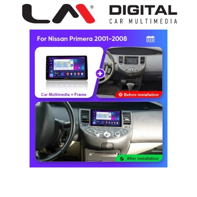 LM Digital - LM ZR8981 GPS Οθόνη OEM Multimedia Αυτοκινήτου για Nissan Primera 2002 2008 (CarPlay/AndroidAuto/BT/GPS/WIFI/GPRS)