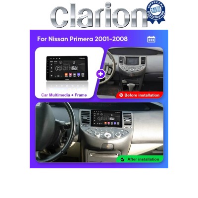 CLARION GL72981 Οθόνη OEM Multimedia Αυτοκινήτου για Nissan Primera 2002 2008 (CarPlay/AndroidAuto/BT/GPS/WIFI/GPRS)