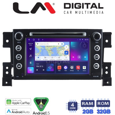 LM Digital - LM V4053 GPS Οθόνη OEM Multimedia Αυτοκινήτου για SUZUKI GRAN VITARA 2005 2015 (CarPlay/AndroidAuto/BT/GPS/WIFI/GP